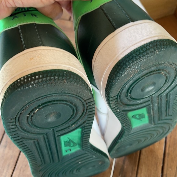 Nike Air Force -1 ‘82. Size 15 Green White sneaker - Picture 11 of 13